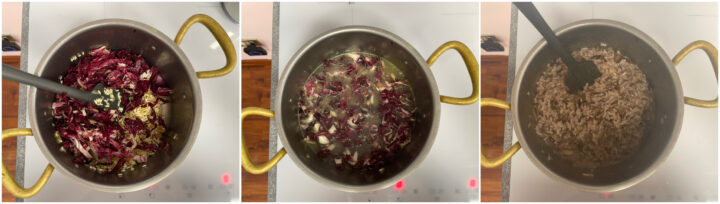 RISOTTO RADICCHIO E GORGONZOLA