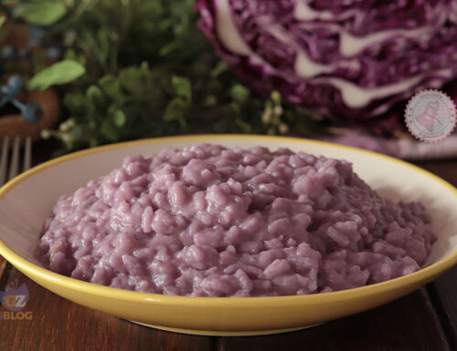 Risotto al cavolo viola