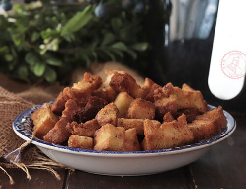 Crostini in friggitrice ad aria