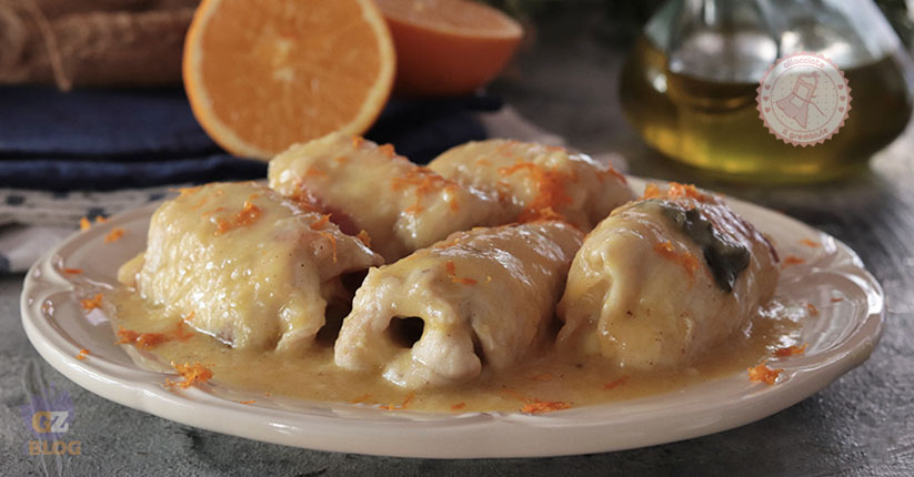 Involtini di pollo all'arancia