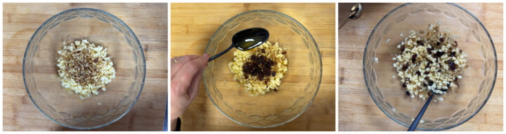 Fagottini mele e pasta fillo