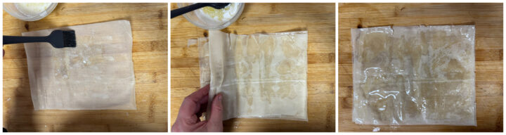 Fagottini mele e pasta fillo