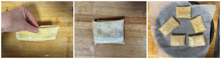 Fagottini mele e pasta fillo