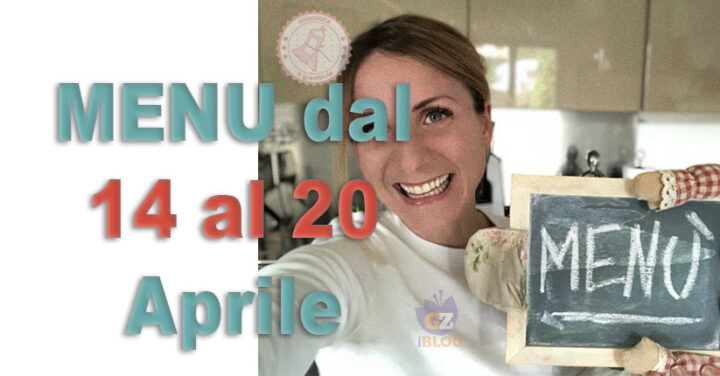 COSA CUCINARE DAL 14 AL 20 APRILE