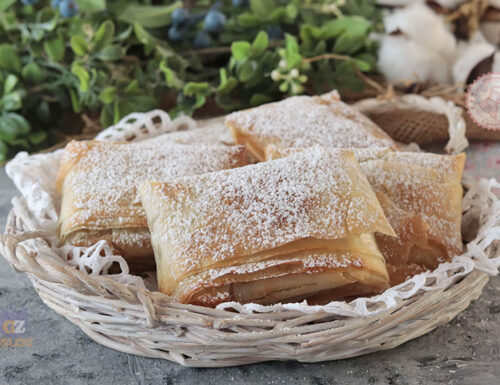 Fagottini mele e pasta fillo