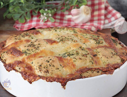 Focaccia con mozzarella