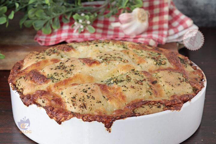 Focaccia con mozzarella