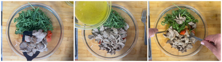 Insalata di straccetti di manzo