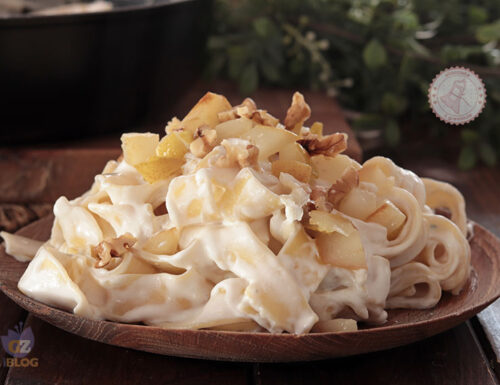 Pasta gorgonzola e pere