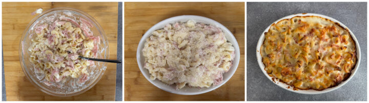 PASTA AL FORNO PROSCIUTTO FORMAGGIO