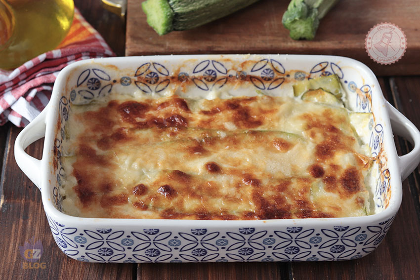 Zucchine e stracchino al forno