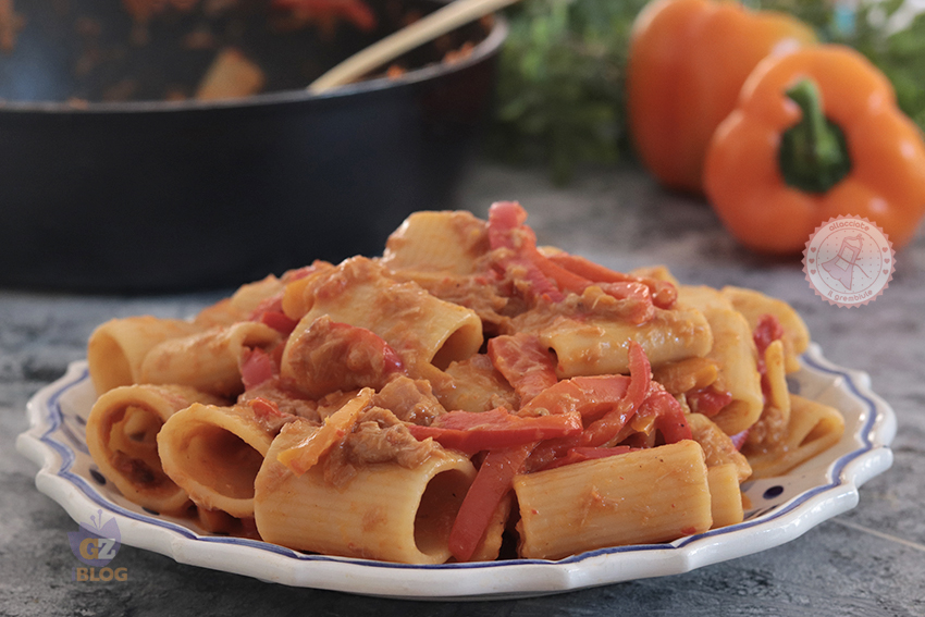 Pasta peperoni e tonno