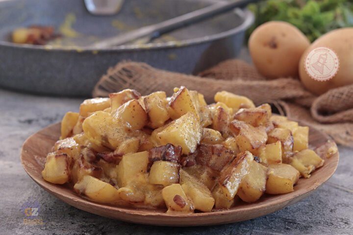 Patate alla carbonara
