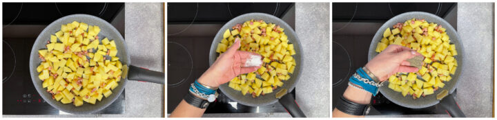 Patate alla carbonara