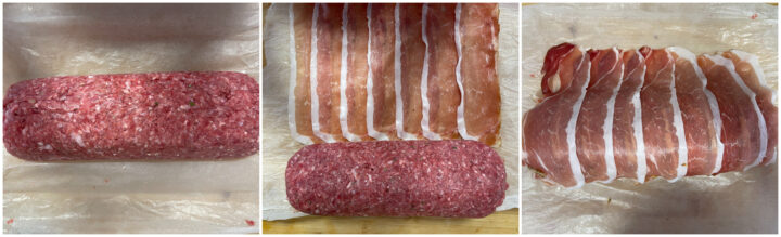 Polpettone di carne ripieno di verdure