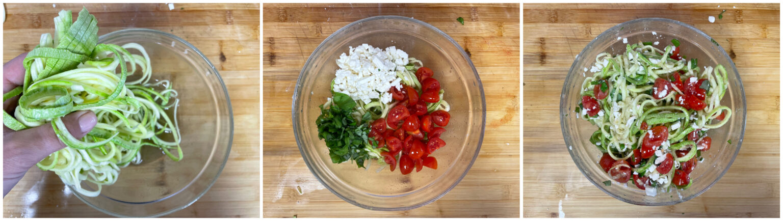 Insalata di spaghetti di zucchine ricetta perfetta per l'estate
