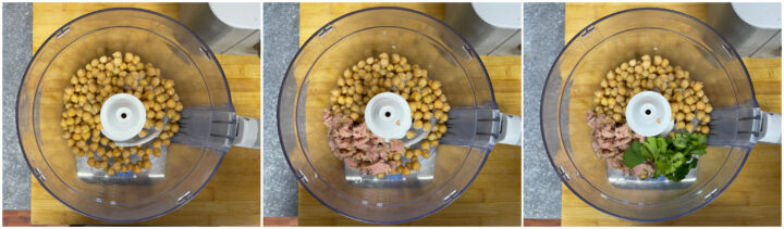 Polpette di ceci tonno e ricotta