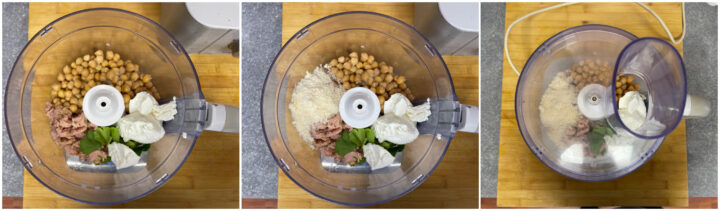 Polpette di ceci tonno e ricotta