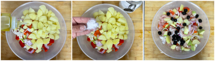 Straccetti di pollo con verdure