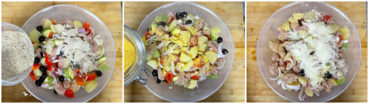 Straccetti di pollo con verdure