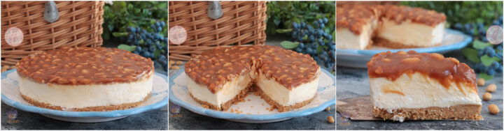 cheesecake al caramello salato