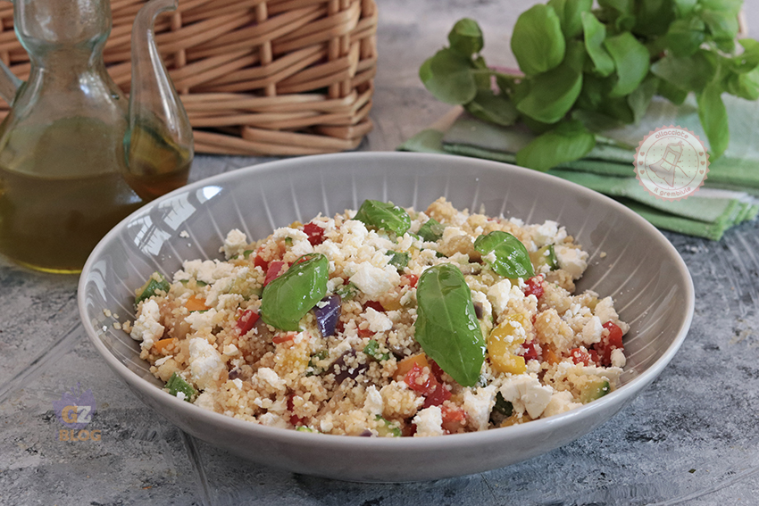 Cous cous con verdure e feta