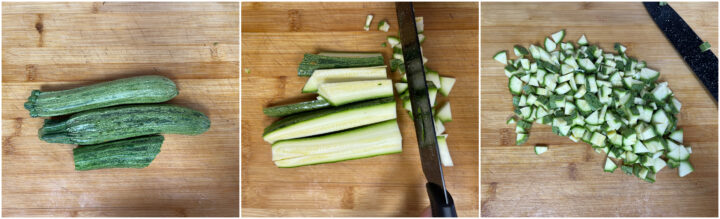 Pasta con zucchine e acciughe