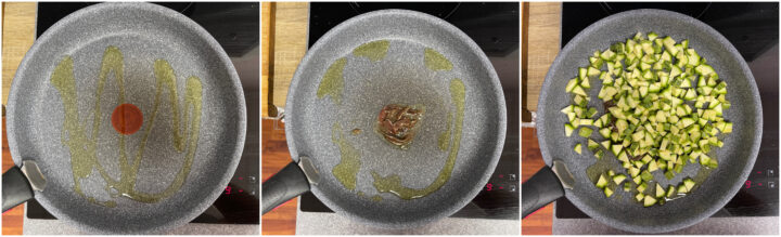 Pasta con zucchine e acciughe