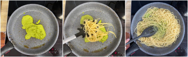 Pasta con zucchine e acciughe