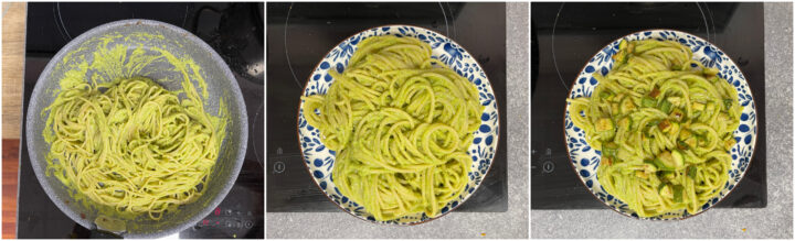 Pasta con zucchine e acciughe