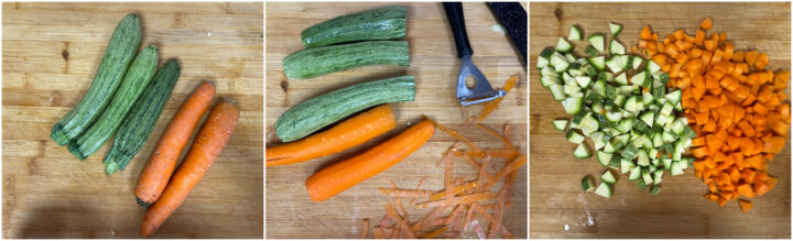 Sformato di ricotta con verdure
