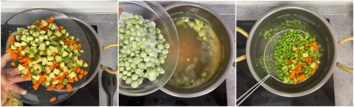 Sformato di ricotta con verdure