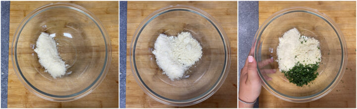 Polpette di pane gratinate