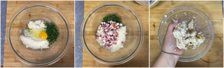 Polpette di pane gratinate