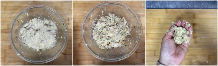 Polpette di pane gratinate