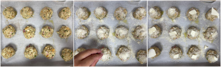 Polpette di pane gratinate