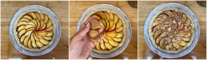 Sfogliata pesche e amaretti