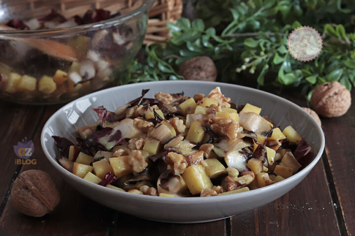 insalata patate e radicchio