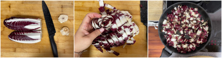 Insalata patate e radicchio