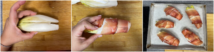 Involtini di indivia belga