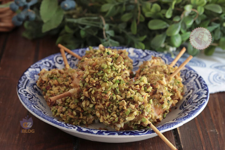 Gamberi ai pistacchi