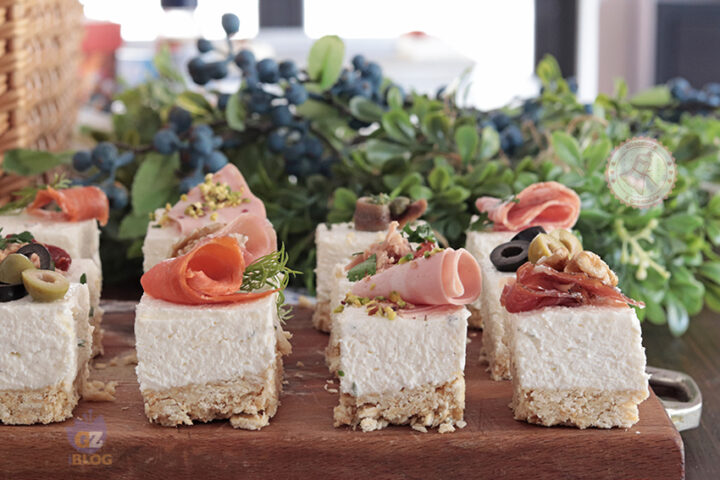 Mini cheesecake salate