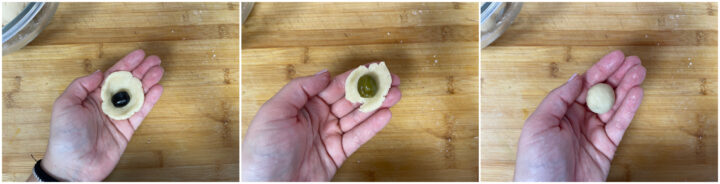 Olive in crosta di parmigiano