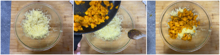 Sbriciolata di zucca e patate