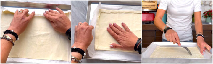 Sfogliata gorgonzola pere e noci