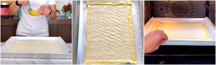 Sfogliata gorgonzola pere e noci