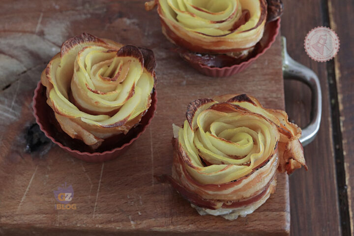 Rose di patate e pancetta