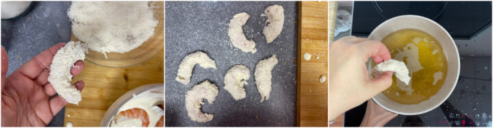 Gamberi fritti al cocco