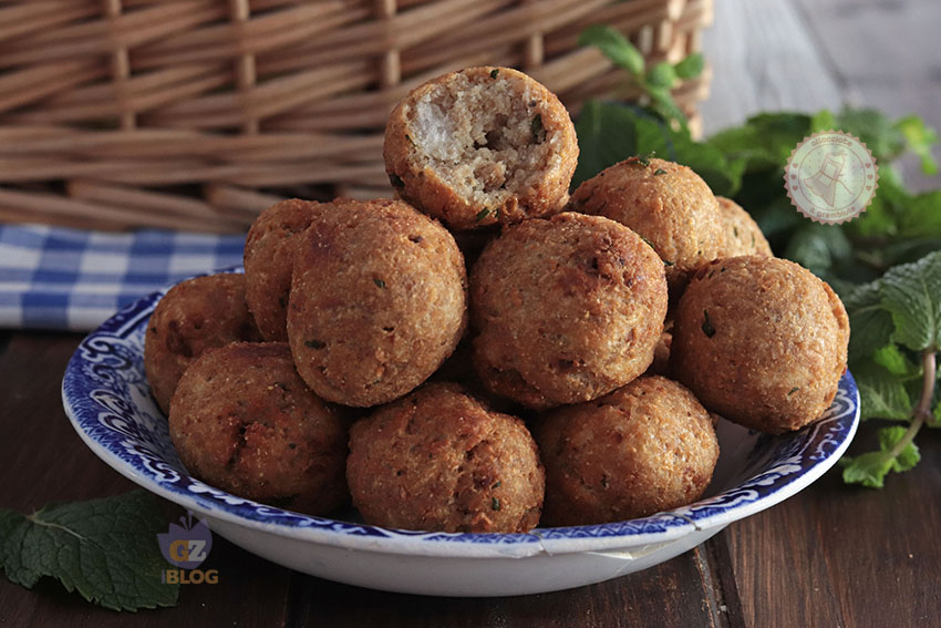 polpette di pane alici e menta