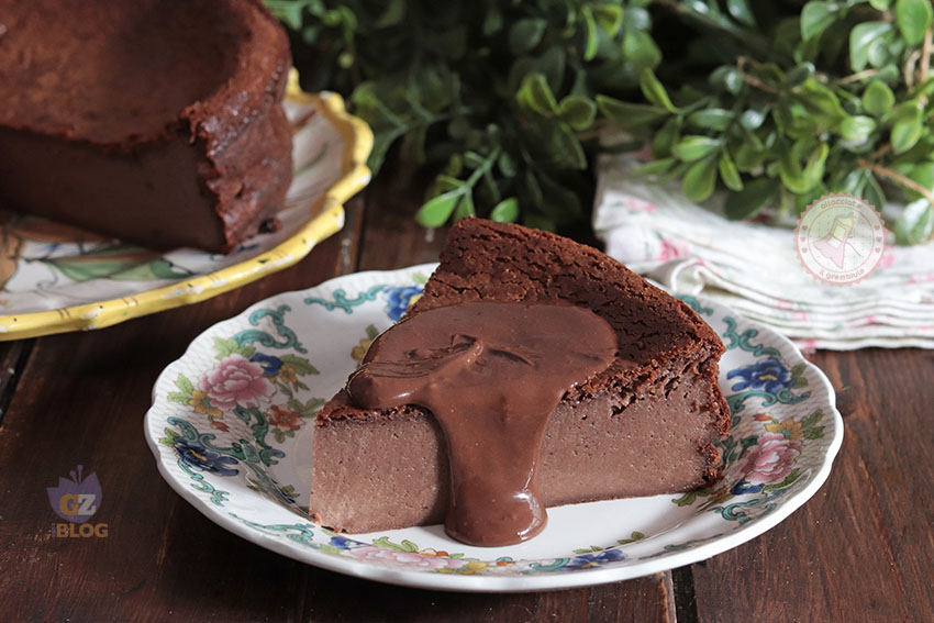 Cheesecake basca al cioccolato